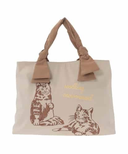 OZ5JD11089 eur3 ネコ刺繍トートバック