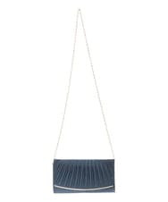 OZ5JD17069 eur3(エウルキューブ) 【2WAY】プリーツデザインクラッチバッグ ネイビー