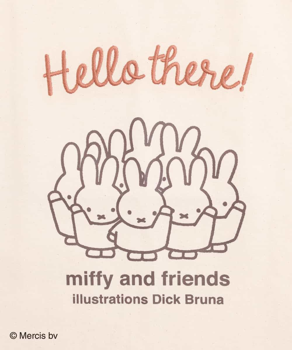 OZ5JM48040 eur3(エウルキューブ) 【miffy×eur3】ミッフィープリントトートバッグ アイボリー(80)