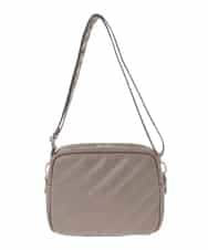 OZ5KA21089 eur3(エウルキューブ) ステッチスクエアショルダーバッグ モカ(84)