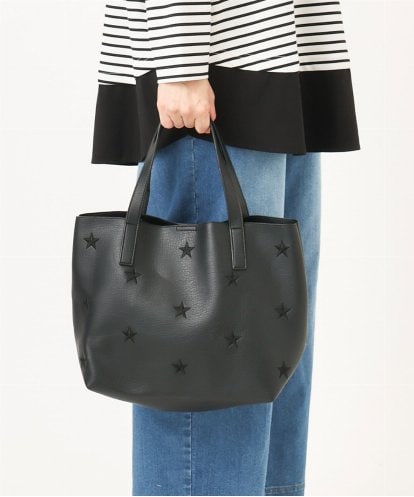 OZ5KA22064 eur3 スター刺繍トートバッグ