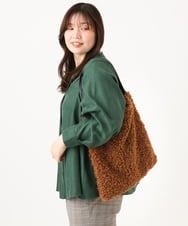 OZ5KD21069 eur3(エウルキューブ) ボアスクエアトートバック オレンジ