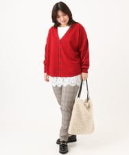 OZ5KD21069 eur3(エウルキューブ) ボアスクエアトートバック アイボリー