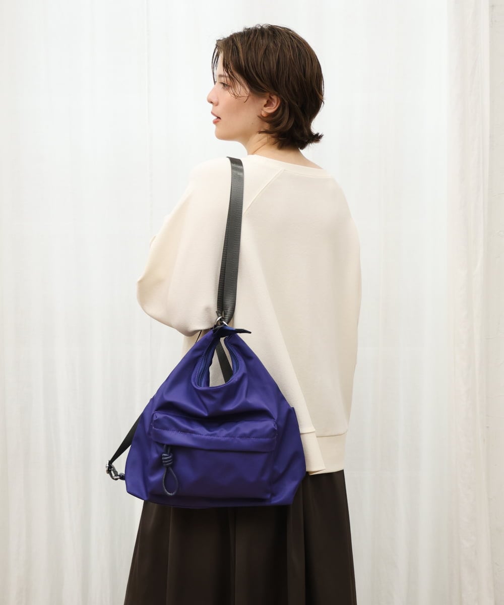 OZ5LD23079 eur3(エウルキューブ) 【2WAY/軽量】ナイロンショルダーバッグ ブルー