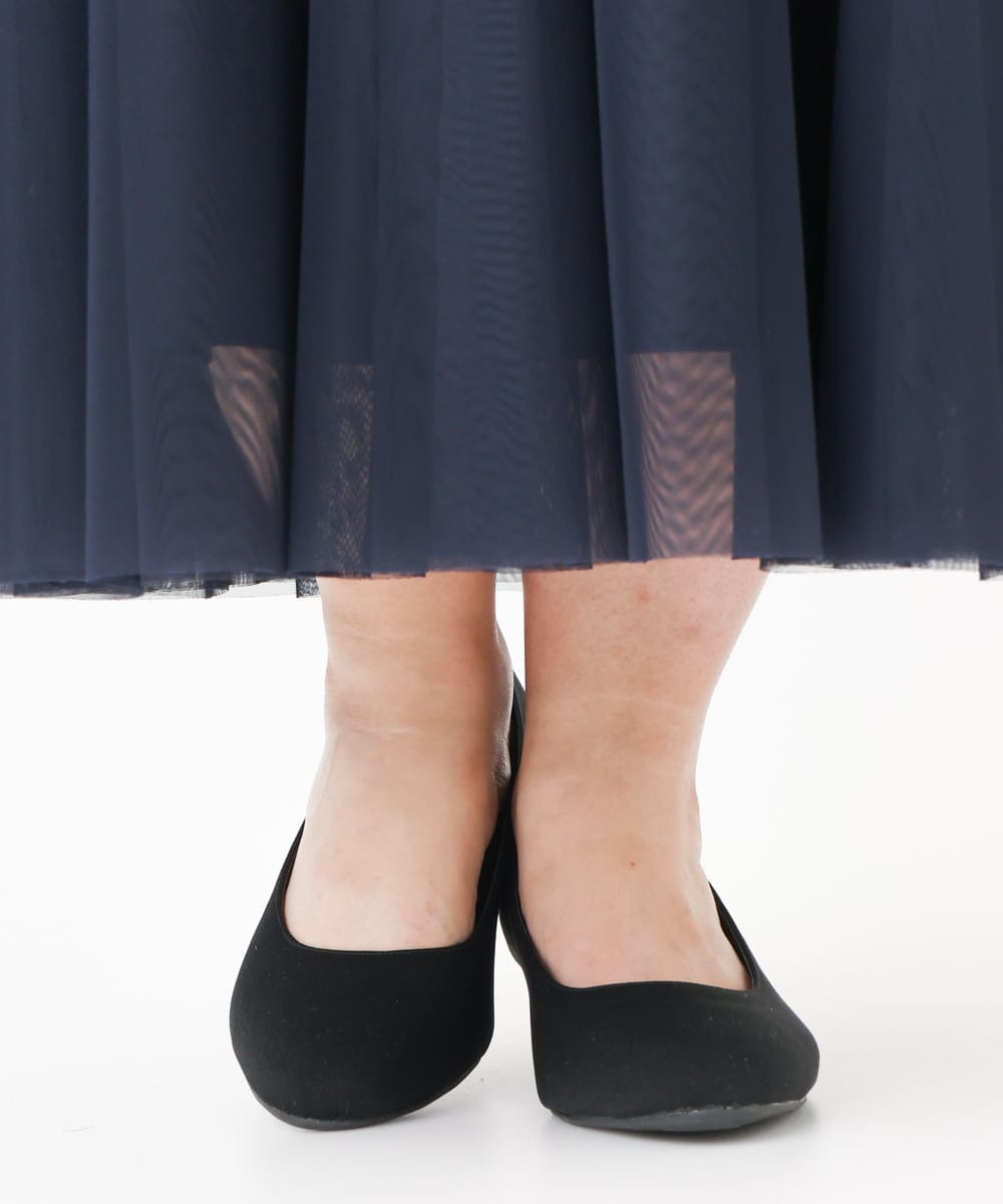 OZ6BD12089 eur3(エウルキューブ) ベーシックソフトパンプス ブラック