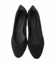 OZ6BD12089 eur3(エウルキューブ) ベーシックソフトパンプス ブラック