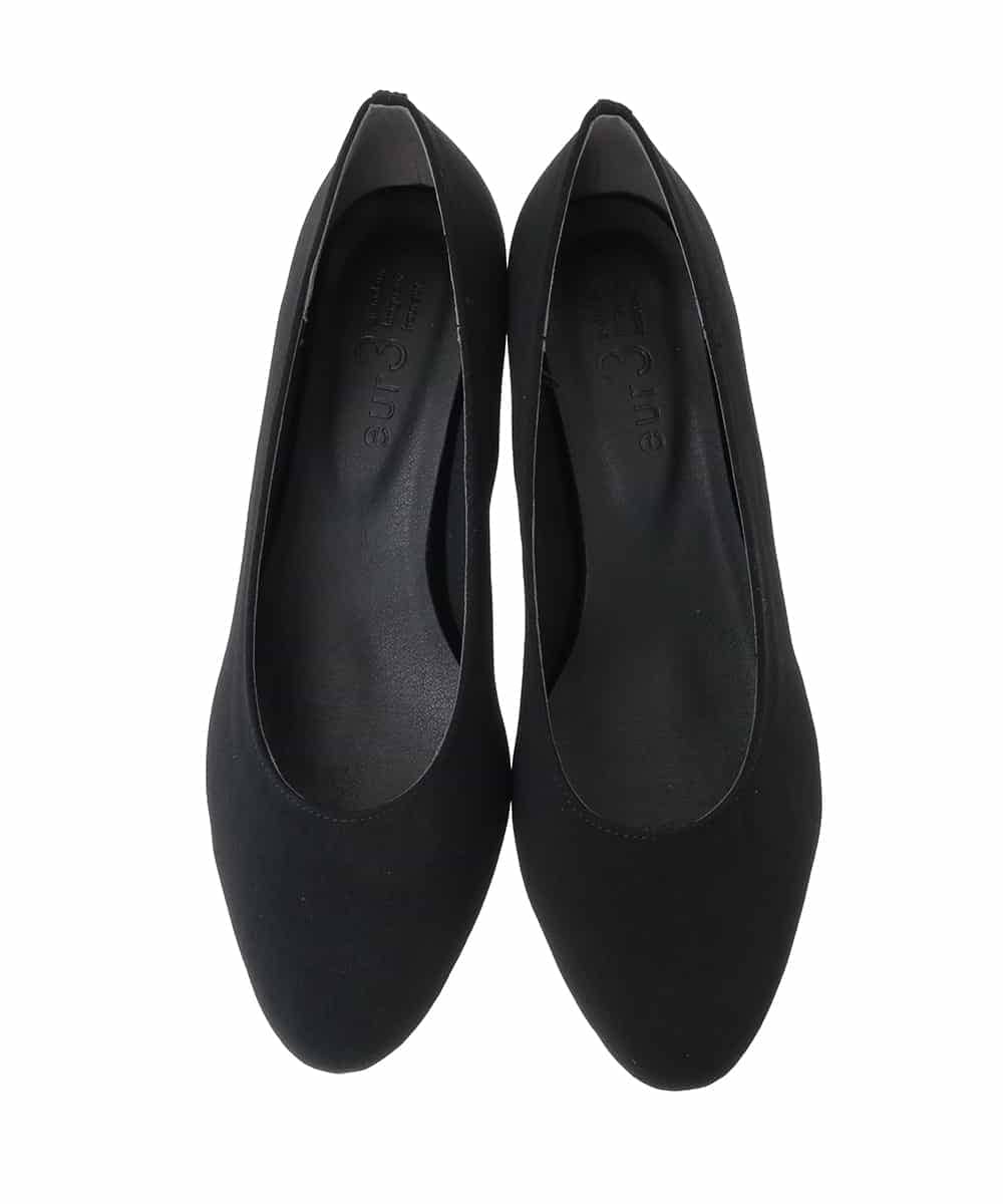 OZ6BD12089 eur3(エウルキューブ) ベーシックソフトパンプス ブラック