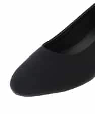 OZ6BD12089 eur3(エウルキューブ) ベーシックソフトパンプス ブラック