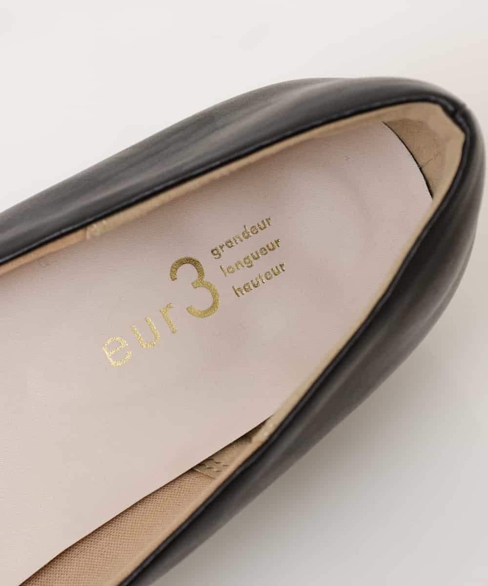 OZ6BP10070 eur3(エウルキューブ) 【幅広さんOK！ワイズ4E】ベーシックパンプス ブラック(94)