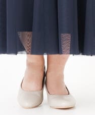 OZ6CD01089 eur3(エウルキューブ) 【幅広さんOK！ワイズ3E】キトゥンヒールパンプス グレージュ