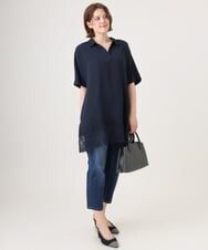 OZ6DD02079 eur3(エウルキューブ) 【la farfaコラボ／高機能スポンジ】バイカラーデザインパンプス ブラック