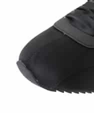 OZ6DD03079 eur3(エウルキューブ) 【【la farfaコラボ／高機能スポンジ】レースアップリボンデザインスニーカー ブラック