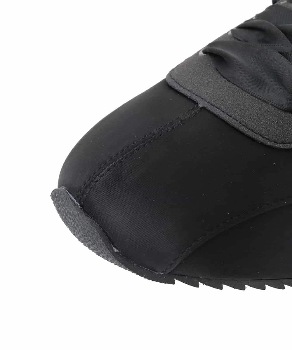 OZ6DD03079 eur3(エウルキューブ) 【【la farfaコラボ／高機能スポンジ】レースアップリボンデザインスニーカー ブラック