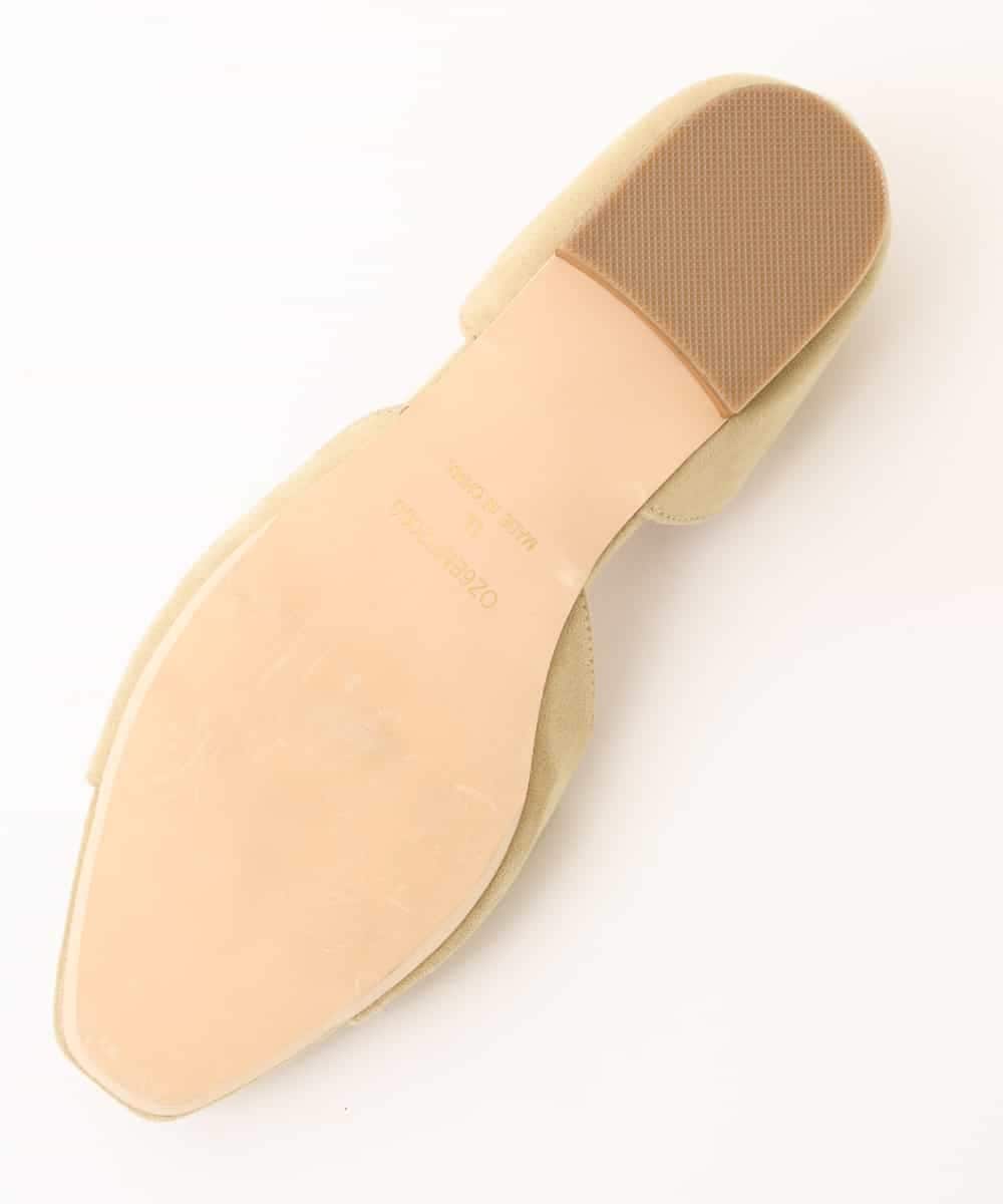 OZ6EM02060 eur3(エウルキューブ) スクエアトゥフラットサンダル グリーン