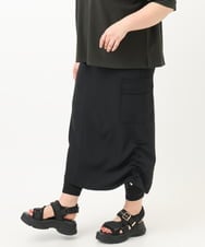 OZ6FA05089 eur3(エウルキューブ) ベルトデザインボリュームサンダル ブラック(94)
