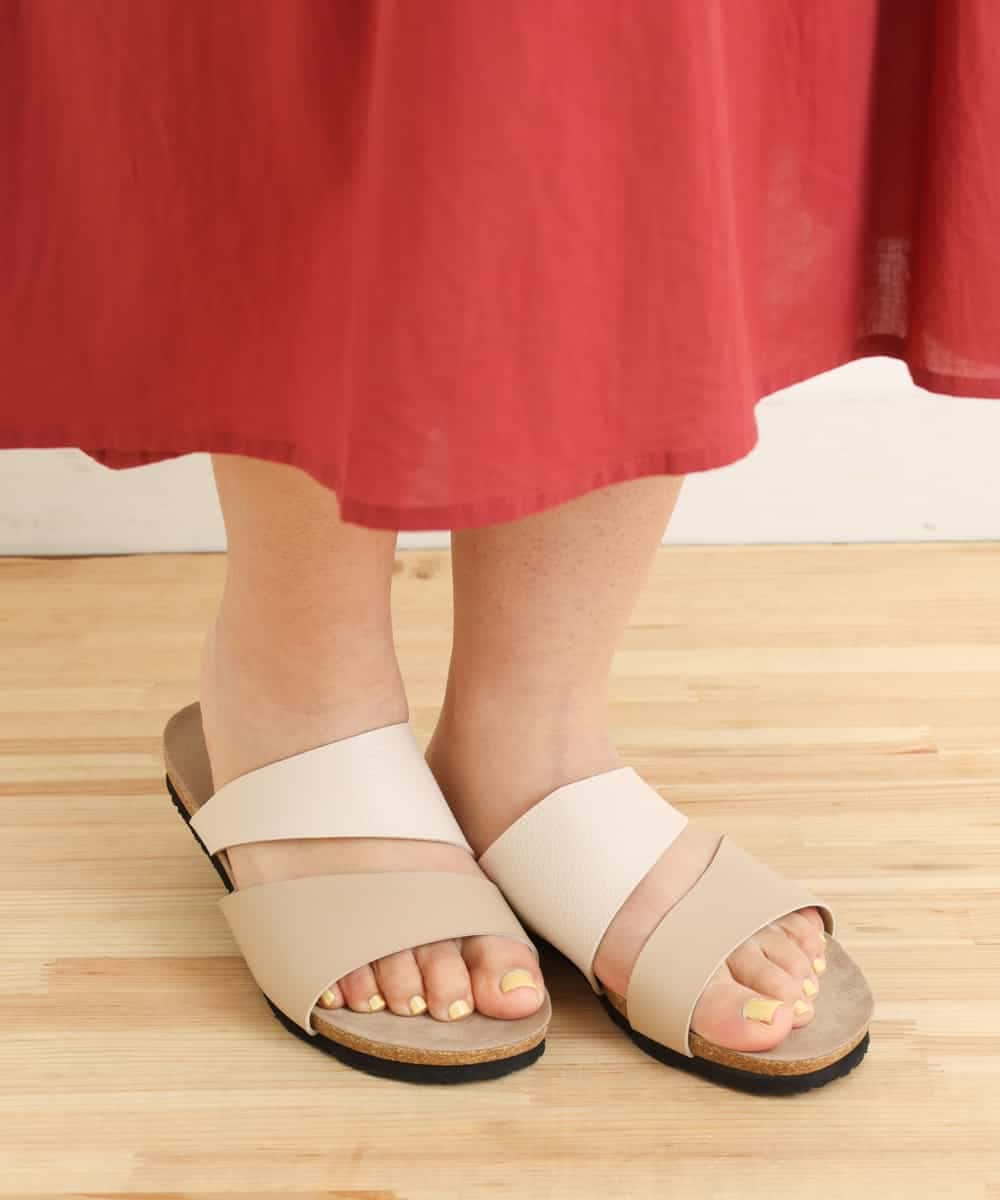 OZ6FP04060 eur3(エウルキューブ) フットベットサンダル アイボリー(80)