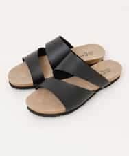 OZ6FP04060 eur3(エウルキューブ) フットベットサンダル ブラック(94)