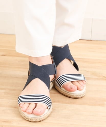 OZ6FS04070 eur3 【幅広さんOK！ワイズ4E】クロスバンドサンダル