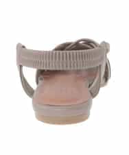 OZ6GD05089 eur3(エウルキューブ) カットワークレースアップパンプス モカ