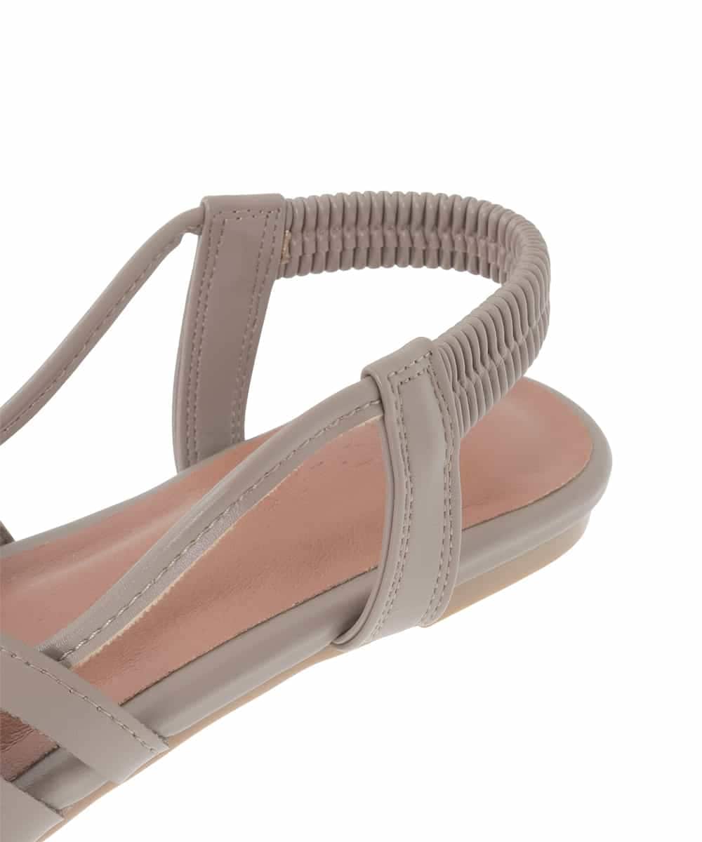 OZ6GD05089 eur3(エウルキューブ) カットワークレースアップパンプス モカ