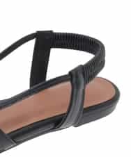 OZ6GD05089 eur3(エウルキューブ) カットワークレースアップパンプス ブラック