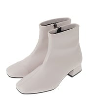 OZ6KA08089 eur3(エウルキューブ) スクエアトゥショートブーツ ブラウン