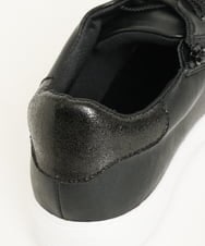 OZ6KP06065 eur3(エウルキューブ) 【幅広さんOK！ワイズ4E】サイドファスナー付スニーカー ブラック(94)