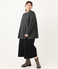 OZ6LA11089 eur3(エウルキューブ) 【la farfaコラボ】リブジョイントスタッズブーツ モカ(84)