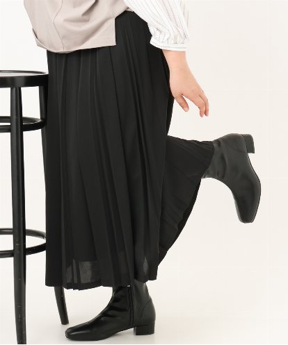 OZ6LD10089 eur3 【幅広さんOK！ワイズ4E】スクエアストレッチショートブーツ
