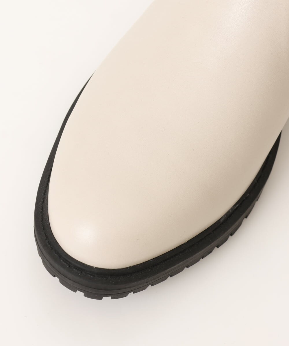 OZ6LS09089 eur3(エウルキューブ) ニットショートブーツ アイボリー(80)