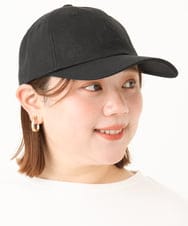 OZ7EA01049 eur3(エウルキューブ) ナチュラルリネンキャップ ブラック(94)