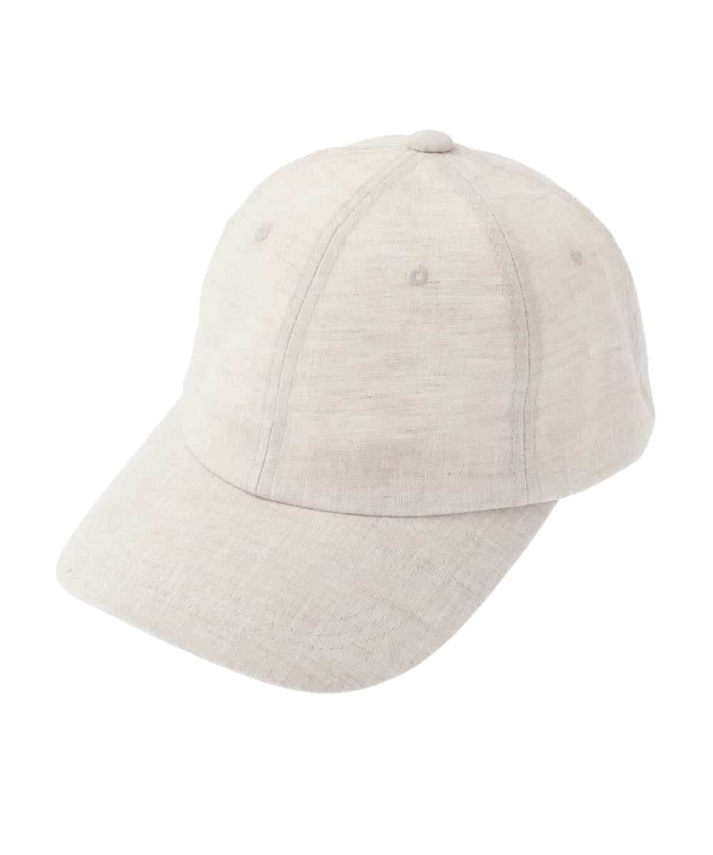 OZ7EA01049 eur3(エウルキューブ) ナチュラルリネンキャップ ベージュ(82)