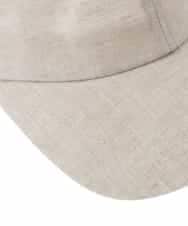 OZ7EA01049 eur3(エウルキューブ) ナチュラルリネンキャップ ベージュ(82)