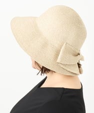 OZ7FA03049 eur3(エウルキューブ) バックリボンスリット麦わらハット アイボリー(80)