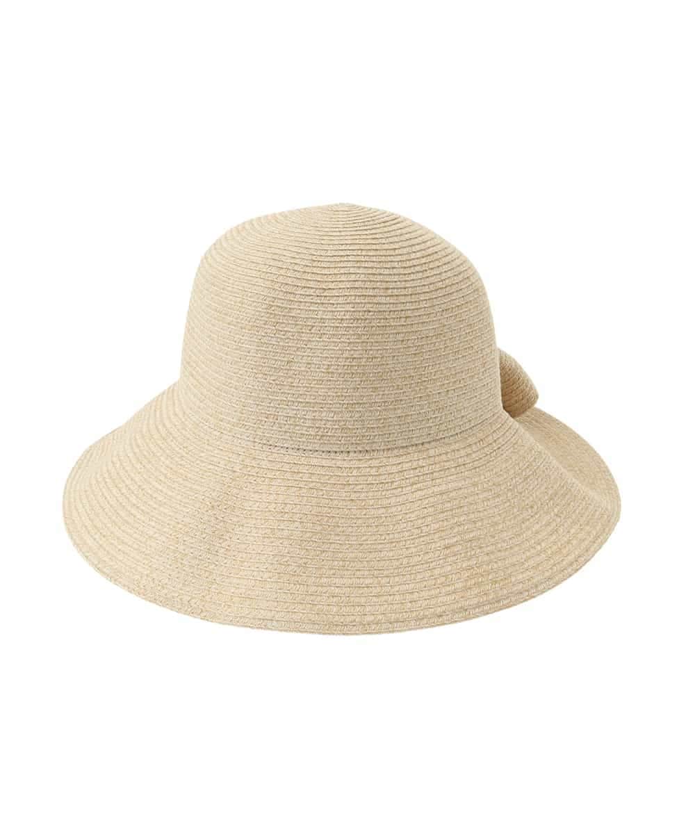 OZ7FA03049 eur3(エウルキューブ) バックリボンスリット麦わらハット アイボリー(80)