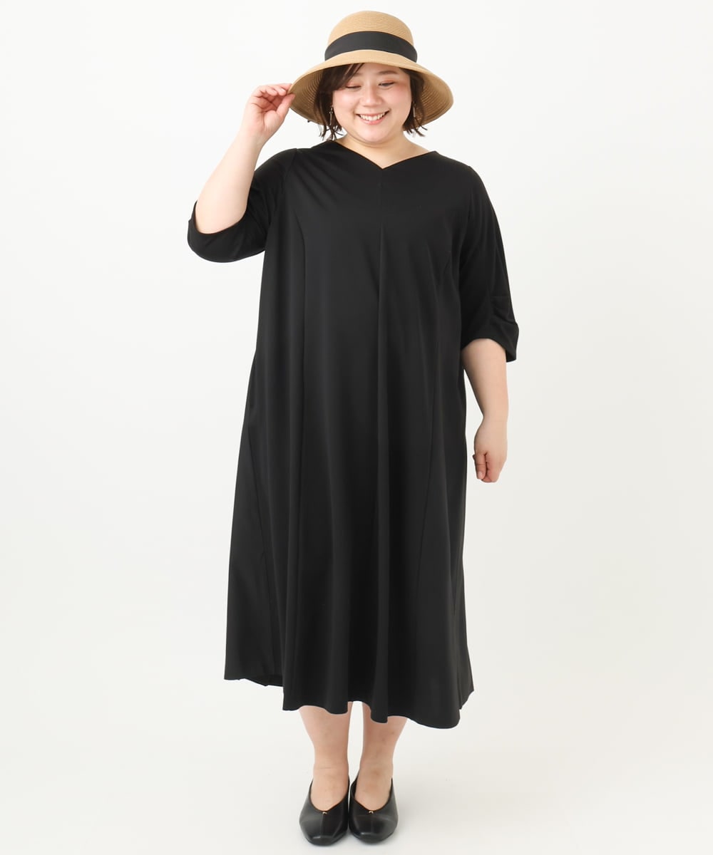 OZ7FA04039 eur3(エウルキューブ) 配色リボンスリット麦わらハット キャメル(83)