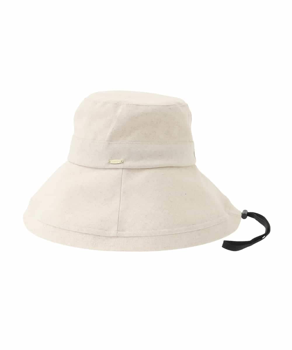 OZ7FA05049 eur3(エウルキューブ) リネンライククロッシェハット アイボリー
