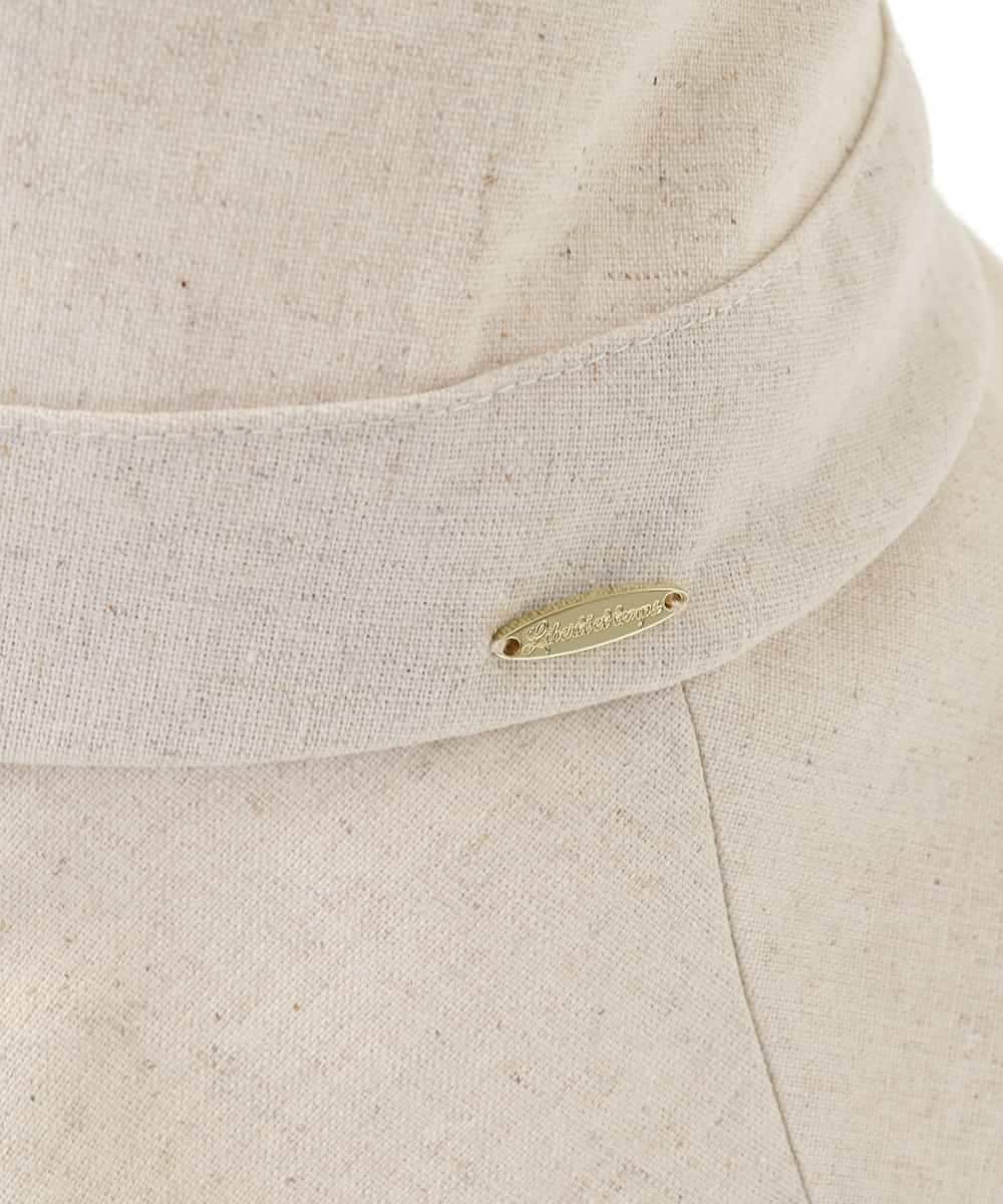 OZ7FA05049 eur3(エウルキューブ) リネンライククロッシェハット アイボリー