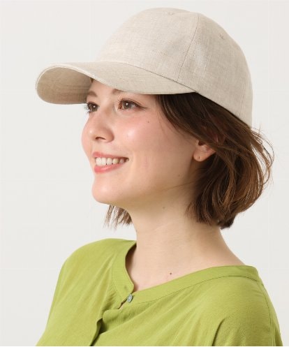 OZ7FD01049 eur3 ナチュラルリネンキャップ