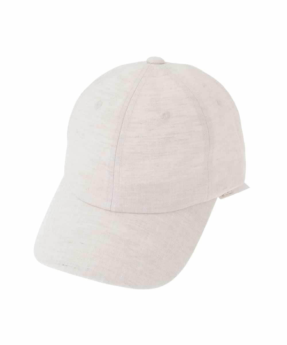 OZ7FD01049 eur3(エウルキューブ) ナチュラルリネンキャップ ベージュ