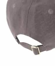 OZ7FD01049 eur3(エウルキューブ) ナチュラルリネンキャップ ダークブラウン