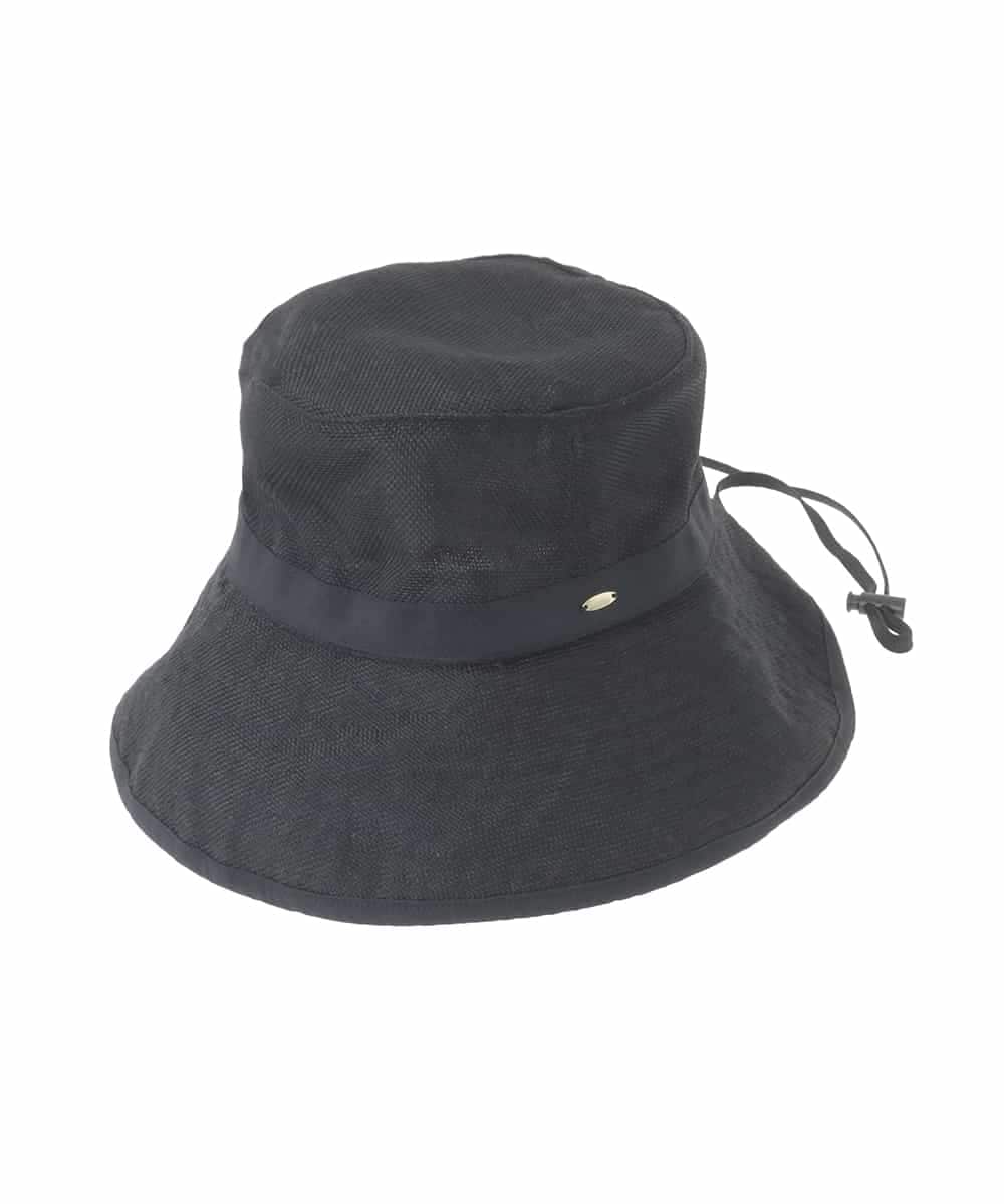 OZ7FD02049 eur3(エウルキューブ) ナチュラルサマーハット ブラック