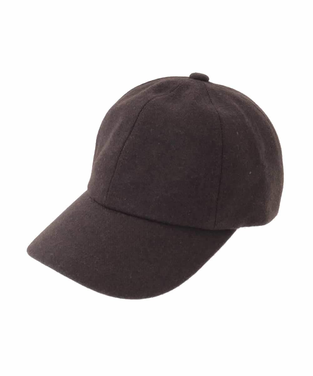 OZ7KA06049 eur3(エウルキューブ) ウールベーシックキャップ ダークブラウン