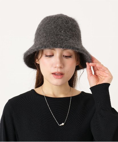 OZ7LA07049 eur3 ウール混シャギーハット