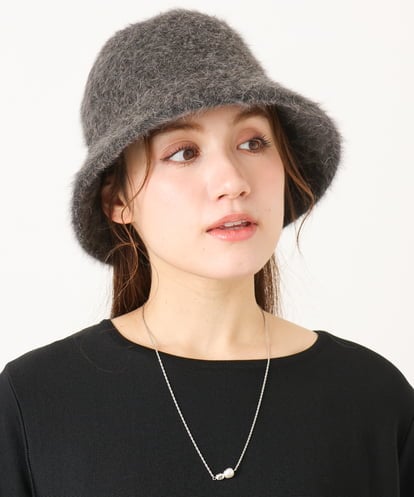 OZ7LA07049 eur3 ウール混シャギーハット