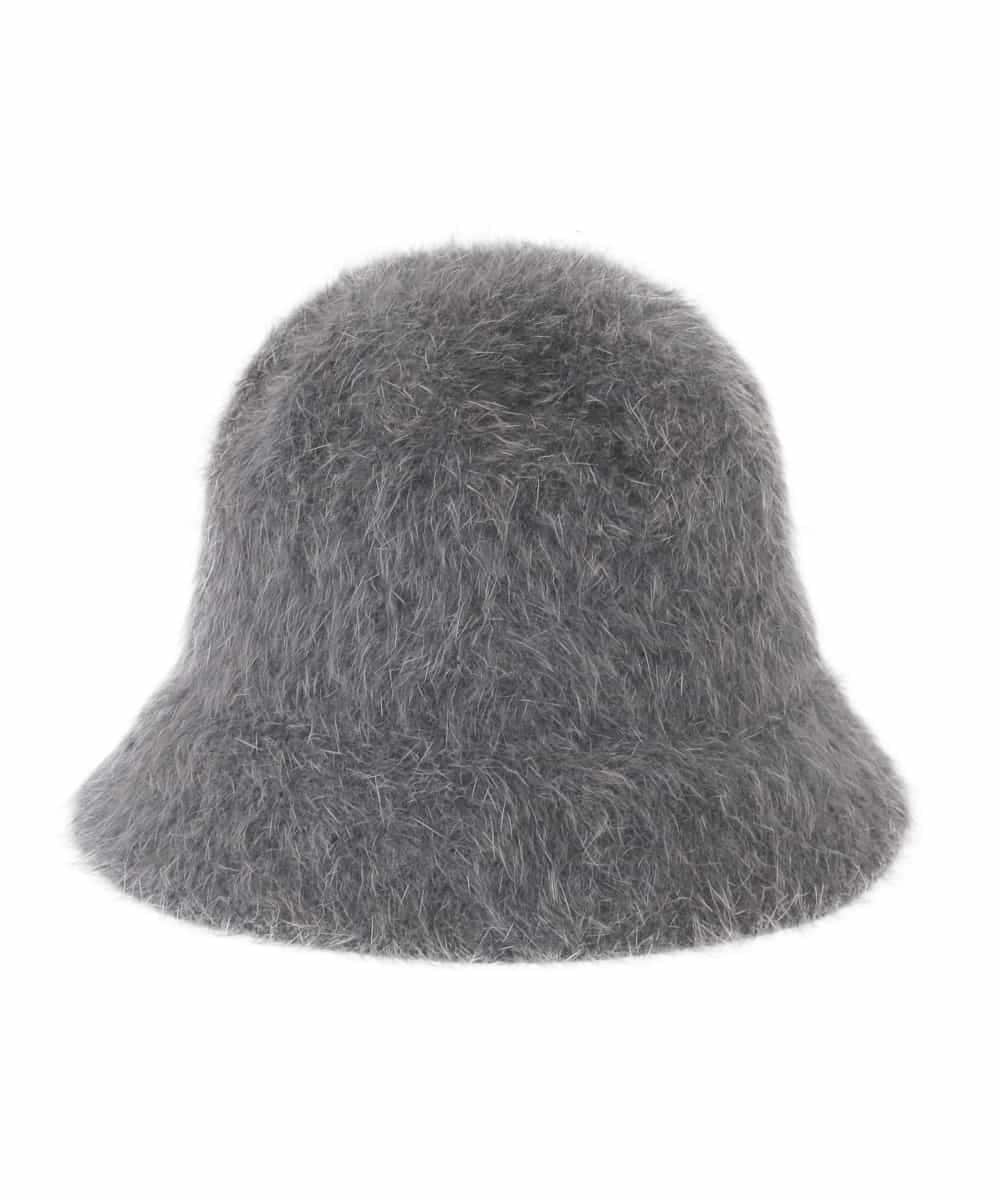 OZ7LA07049 eur3(エウルキューブ) ウール混クロッシェハット ダークグレー