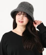 OZ7LV05049 eur3(エウルキューブ) フェイクファーバケットハット ダークグレー(93)