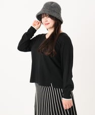 OZ7LV05049 eur3(エウルキューブ) フェイクファーバケットハット ダークグレー(93)