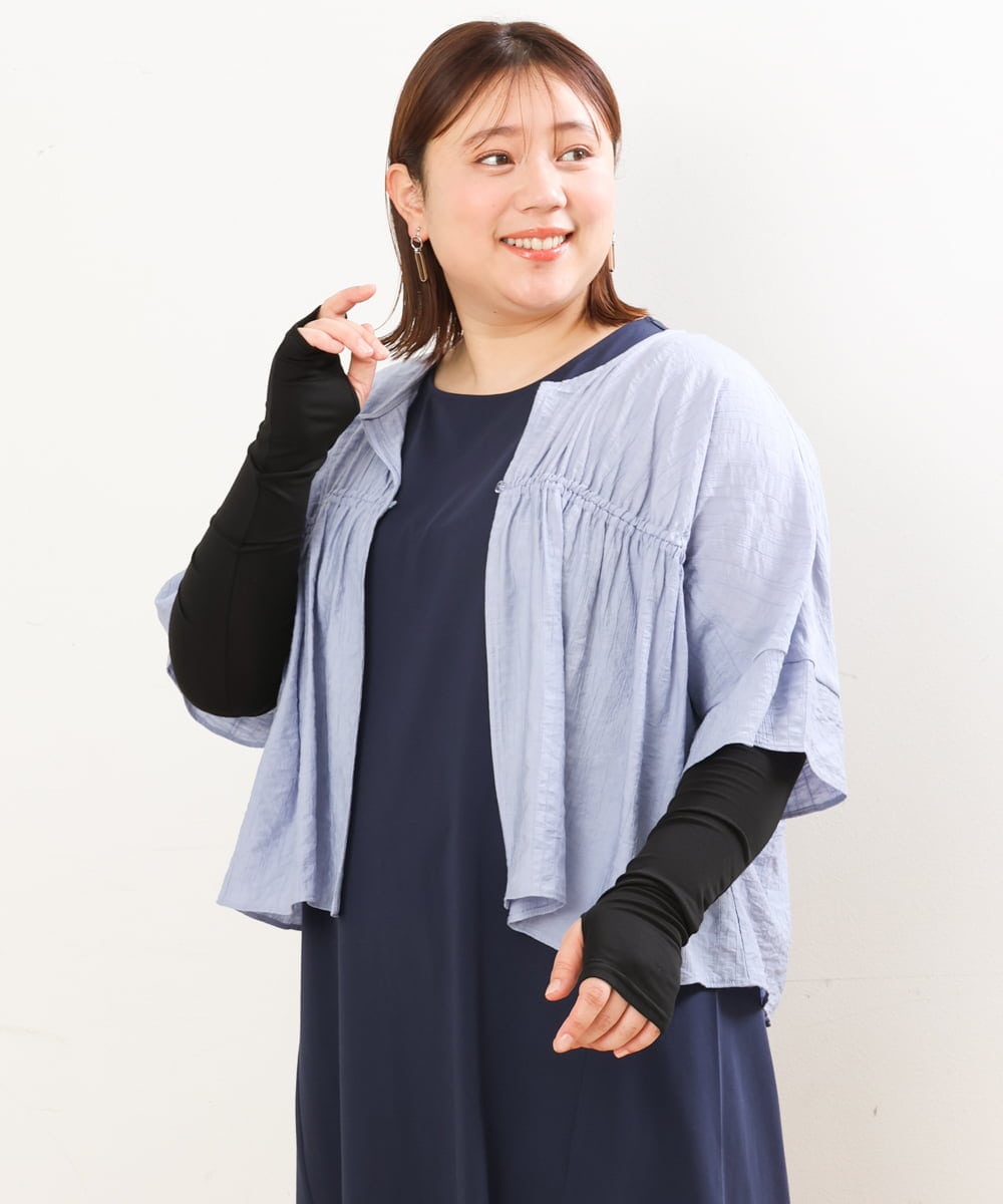 OZTGS01025 eur3(エウルキューブ) 【接触冷感/UVカット】アームカバー ブラック(94)