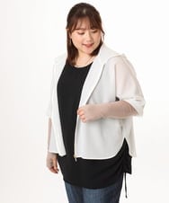 OZTJD01029 eur3(エウルキューブ) 【大きいサイズ/接触冷感/UVカット】アームカバー ベージュ